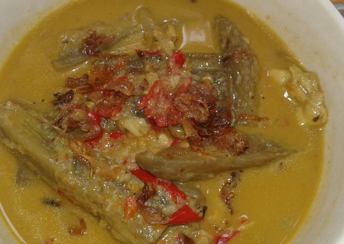 Resep Terong santan bumbu bawang Anti Gagal