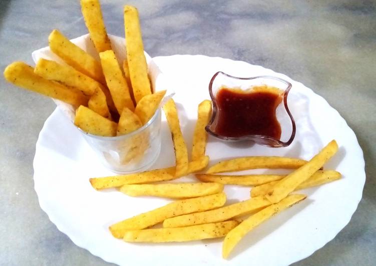 Easy Way to Make Appetizing Crispy French fries