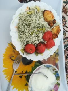 عکسی از دستور پلو شوید و باقلا