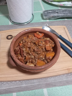 Una foto de Cazuela de Lentejas