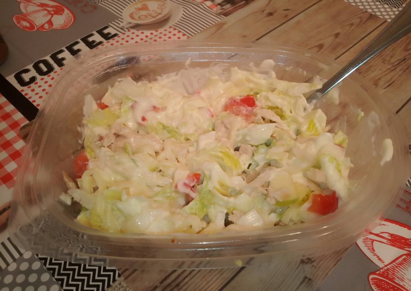 Ensalada de pollo asado