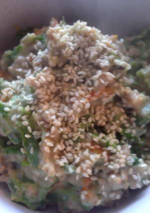 Una foto de Guiso de porotos verdes