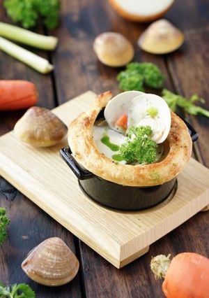 Hình của món Súp Nghêu.