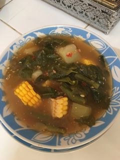 Foto resep Sayur asam kuah pedas segaaar nampol 😬