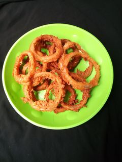 Super crispy onion ring ainihin hoton girkin