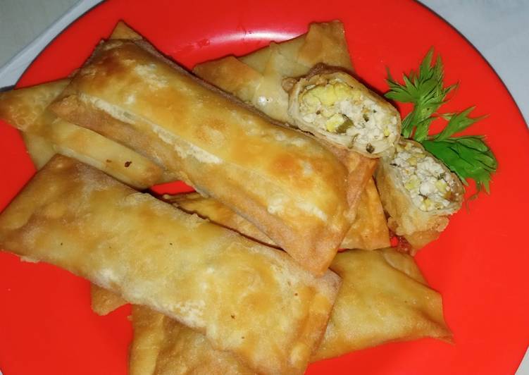 Cara Gampang Membuat Lumpia Tahu Telur Orak-arik Anti Gagal