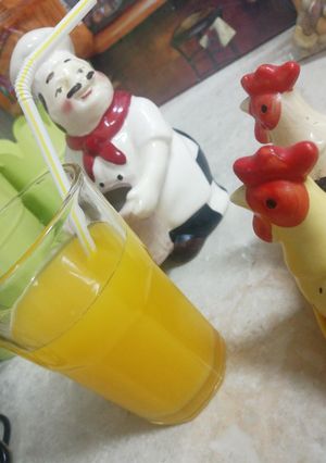 صورة لوصفة عصير برتقال 🍊🍊