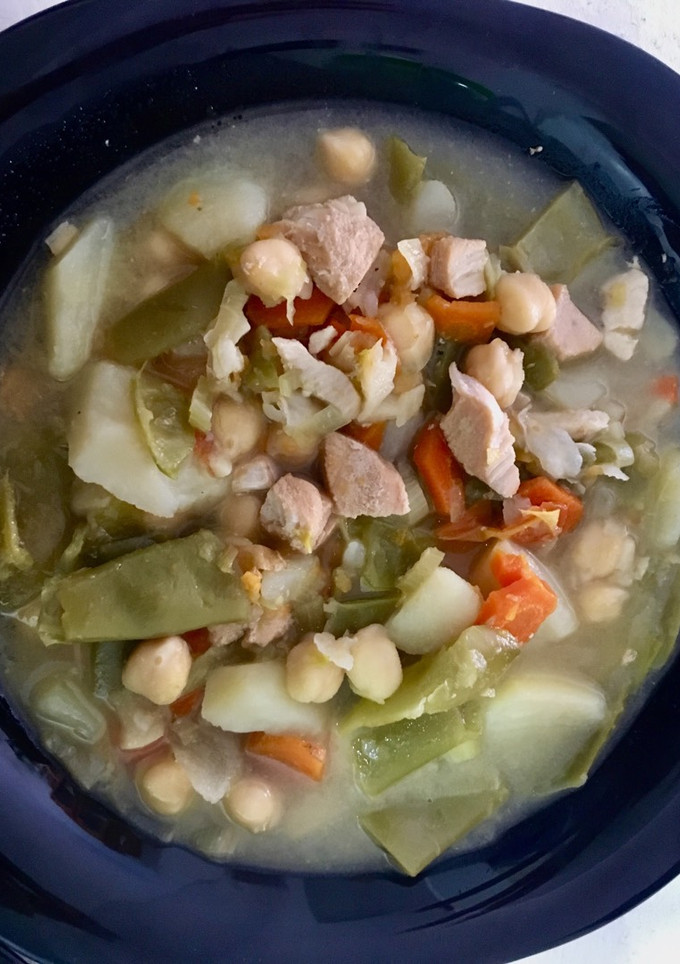Una foto de Cocido andaluz (puchero) a mi manera