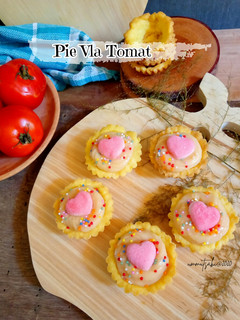 Foto resep 🌸Pie Vla Tomat
