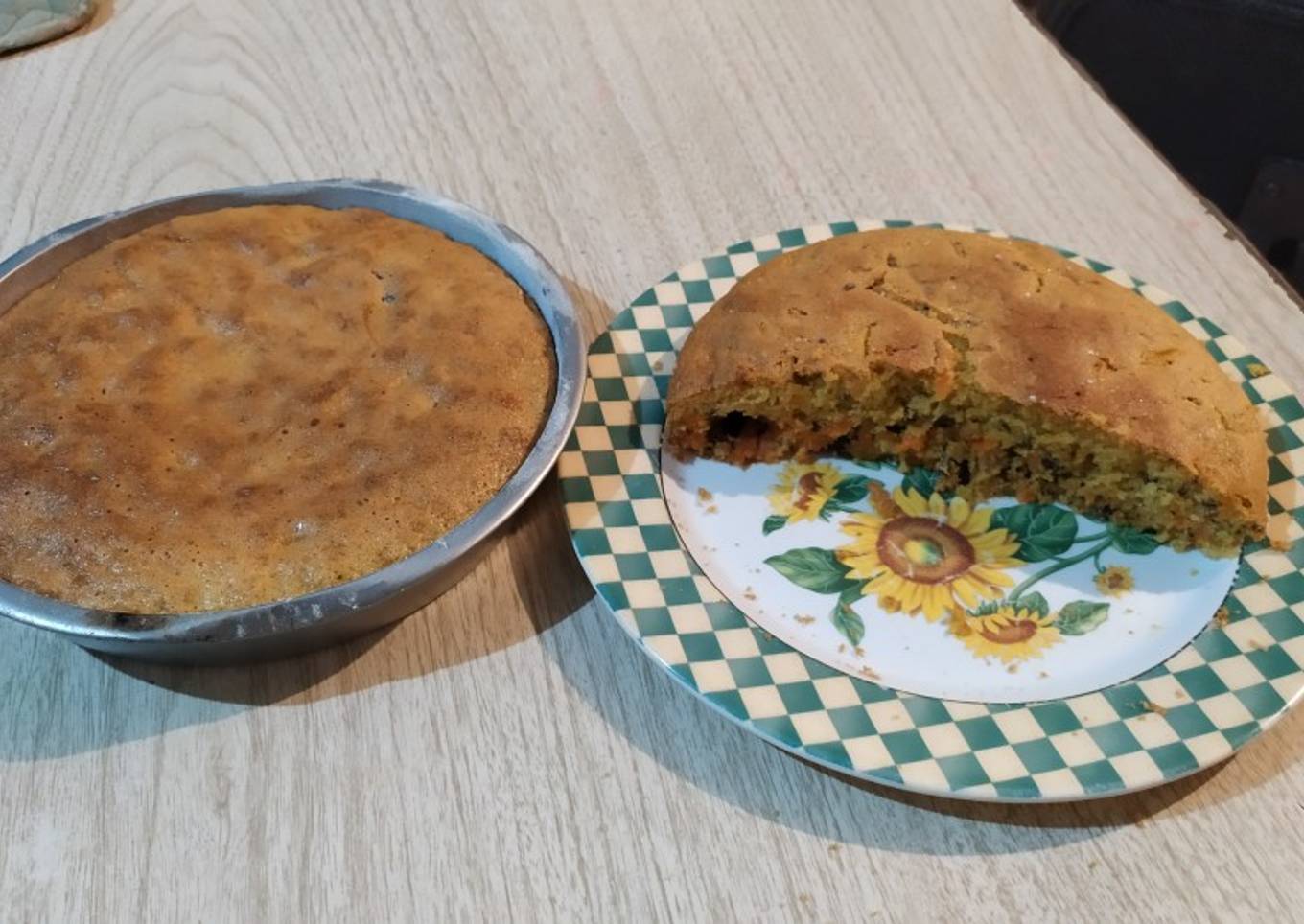 Panque/pastel de zanahoria