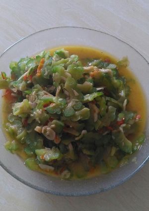 Foto resep Tumis Pare Rebon Pedas tidak pahit