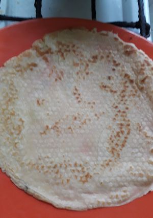 Una foto de Panqueques con dulce de leche