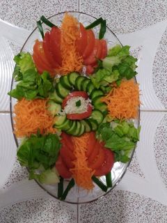عکسی از دستور ایده تزیین سالاد