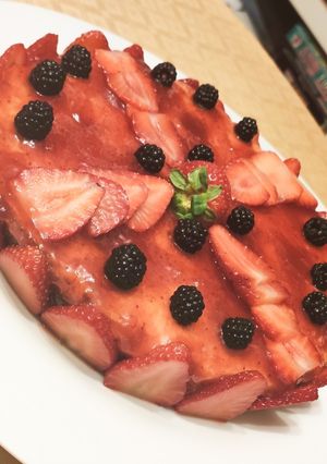 Una foto de Tarta de fresas