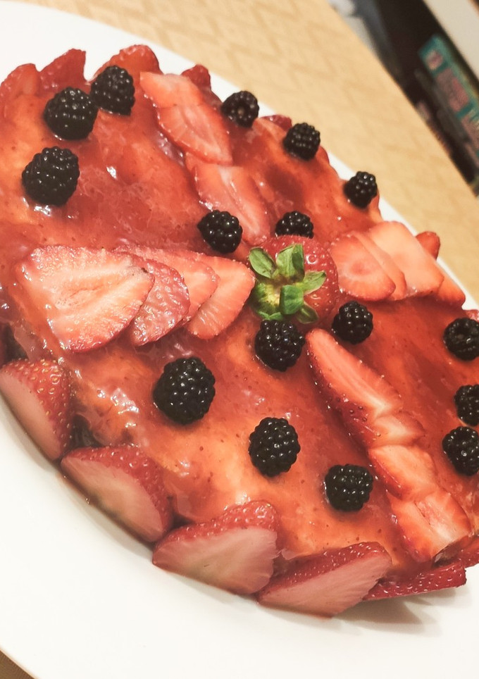 Una foto de Tarta de fresas