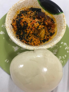 A picture of Egusi soup.