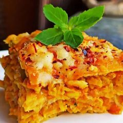 A picture of Cheesy Lasagne Mayonnaise Khichdi.