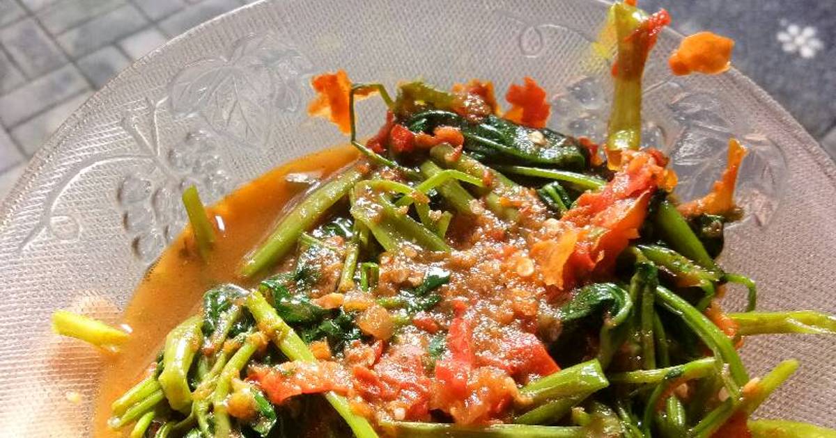 Resep Plecing Kangkung Goreng oleh ekasriwahyuni73yahoo