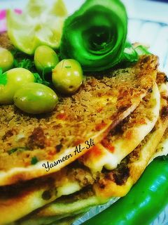 صورة لوصفة لحم بعجين 🌸