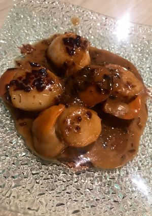Une photo de Noix de saint Jacques truffés