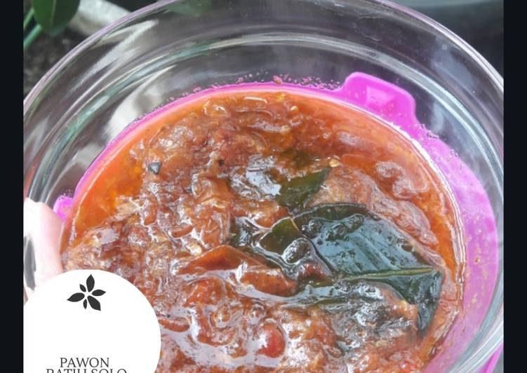 makanan Sambal tomat tumis daun jeruk enak, simpel yang merasakan kenyamanan