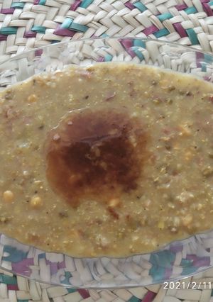 عکسی از دستور حلیم خوشمزه من😋