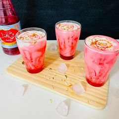 Roohafza Lassi A picture of Roohafza Lassi.