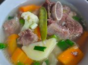 Gambar sop iga bening