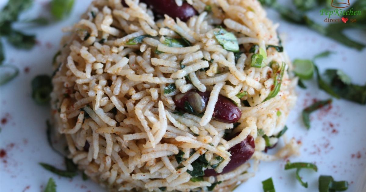 Beans And Spinach Rice Recipe by Swapna - Cookpad