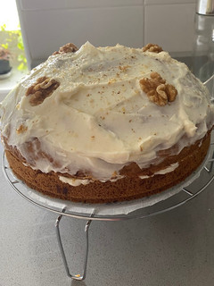 Una foto de Carrot cake