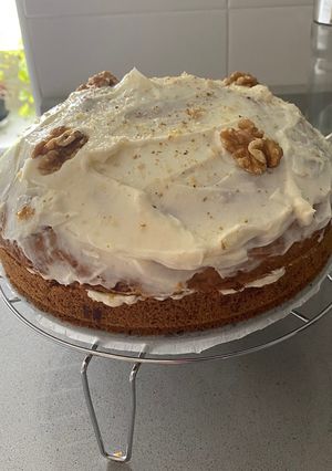 Una foto de Carrot cake