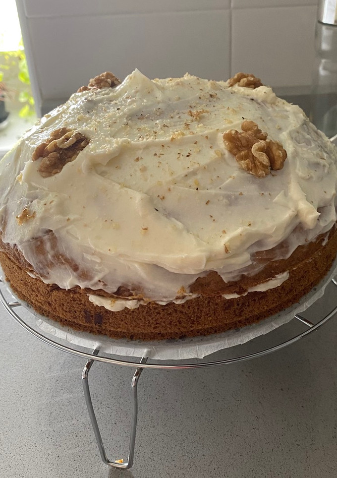 Una foto de Carrot cake