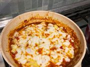 A picture of creamy mozzarella