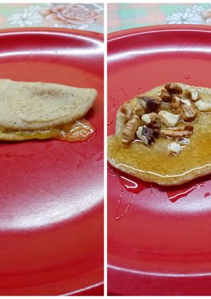 Φωτογραφία της συνταγής Vegan πιτούλες βρώμης με μόνο 2 υλικά!!!
