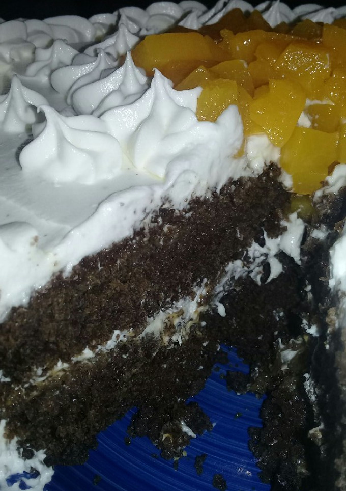 Una foto de Bizcochuelo de choco fácil y económico 😋