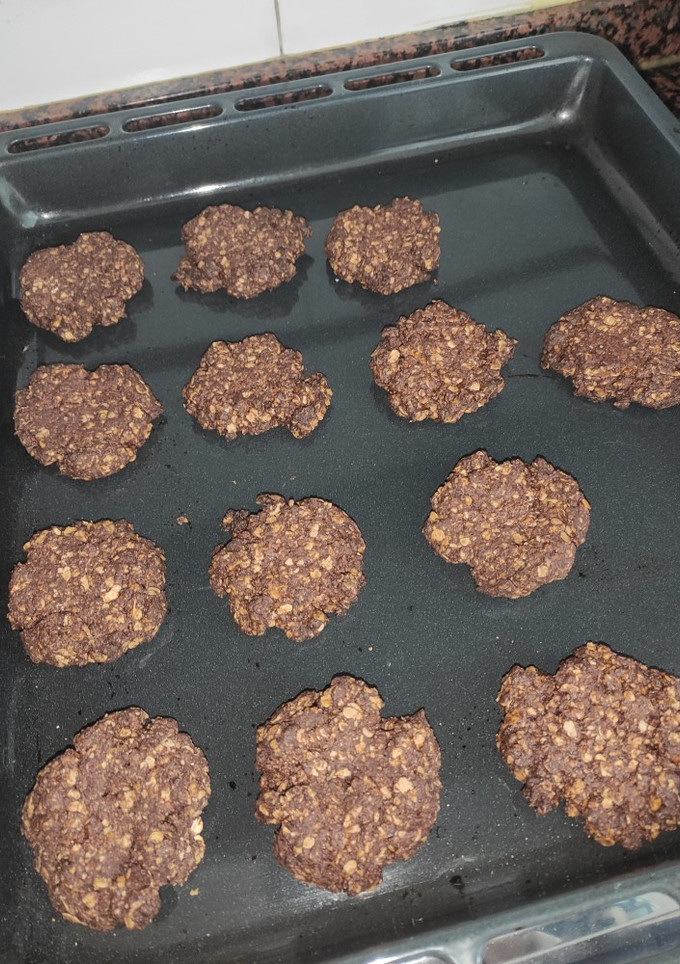 Una foto de Galletas de avena con chocolate