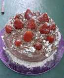 Torta de Mousse de Chocolate y Frutillas