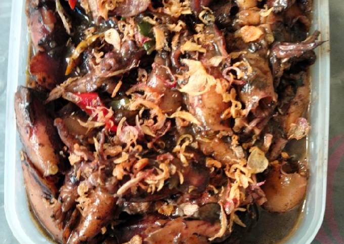 Wajib coba! Resep buat Cuhima atau Cumi Hitam Manis  sesuai selera