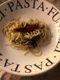 Spaghetti con acelgas