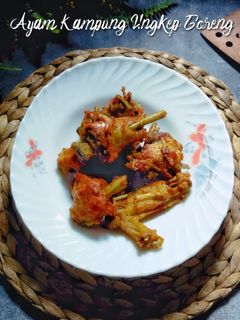 Foto resep Ayam Kampung Ungkep Goreng (Bumbu Racik)