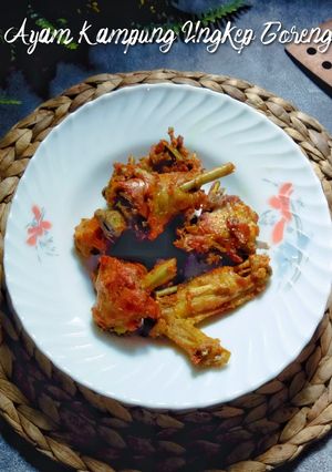Foto resep Ayam Kampung Ungkep Goreng (Bumbu Racik)