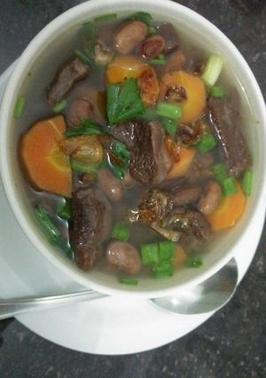 Foto resep Sop daging kacang merah 🐄