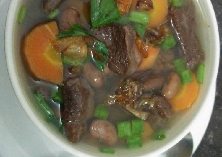 Sop daging kacang merah 🐄