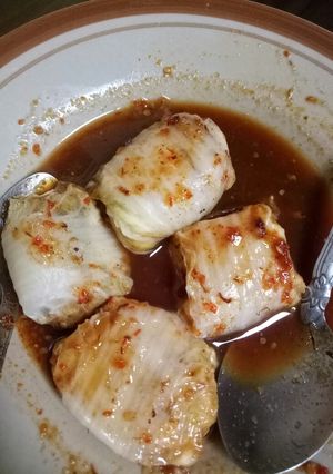 Foto resep Sawi Gulung Udang