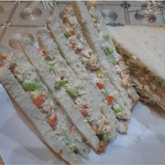 Continental veggietable sandwiches A picture of Continental veggietable sandwiches.