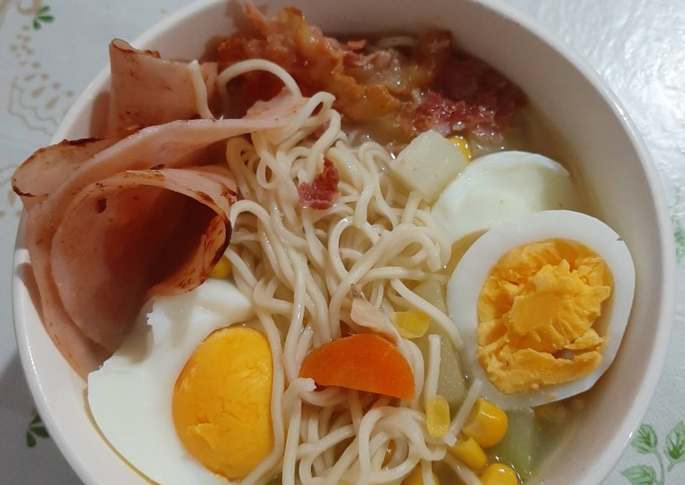 Ramen de reciclaje, fácil y rápido
