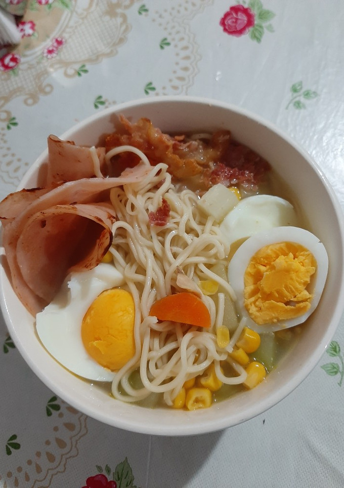 Una foto de Ramen de reciclaje, fácil y rápido