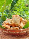 Oncom Pedas Goreng Tepung