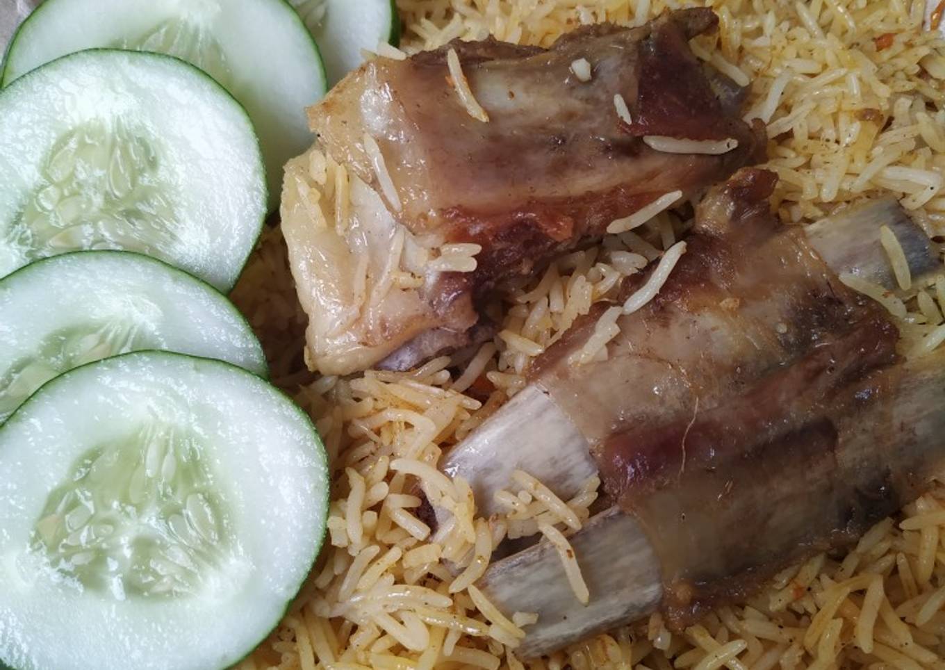 Nasi Ala Kebuli (rice cooker)