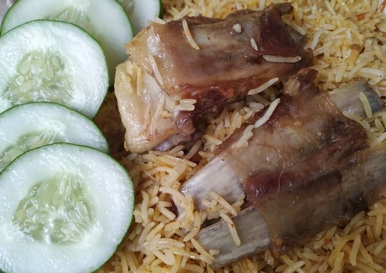 Nasi Ala Kebuli (rice cooker)